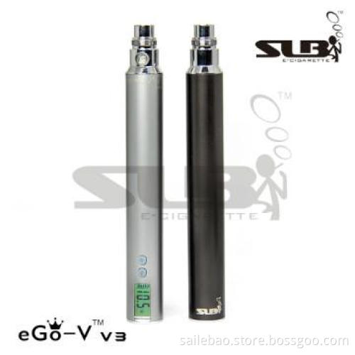 Ego v3 with visionalble LC screen show Wattage and volt,ego battery